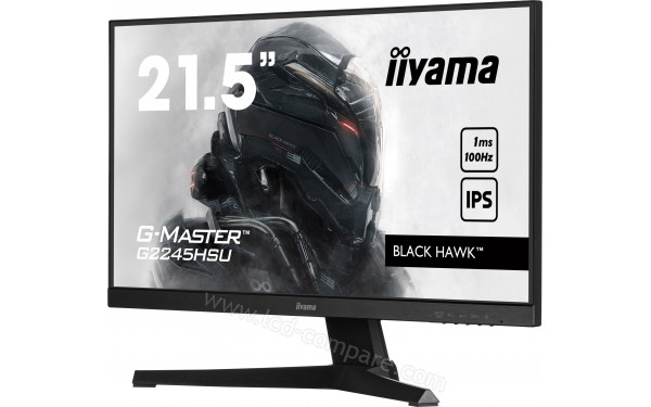 IIYAMA G-Master G2245HSU-B1 - Vue 3/4 droite