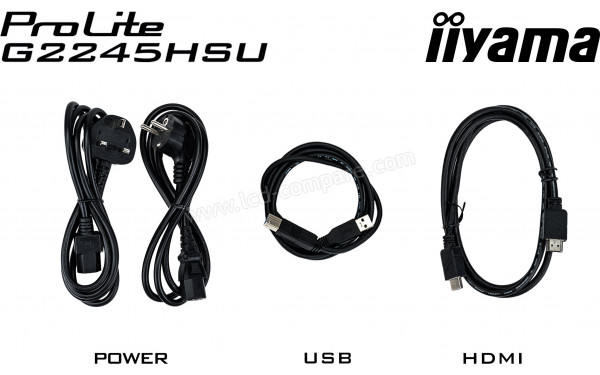 IIYAMA G-Master G2245HSU-B2 - Accessoires