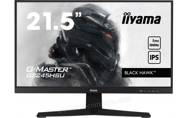 IIYAMA G-Master G2245HSU-B2 - Vue de face