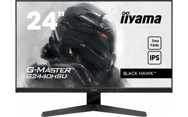 IIYAMA G-Master G2440HSU-B1 - Vue de face