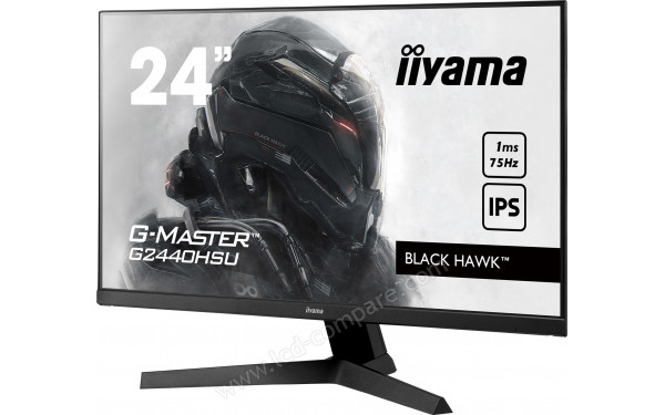 IIYAMA G-Master G2440HSU-B1 - Vue 3/4 droite