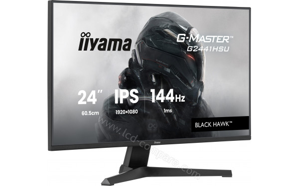 IIYAMA G-Master G2441HSU-B1 - Vue 3/4 gauche