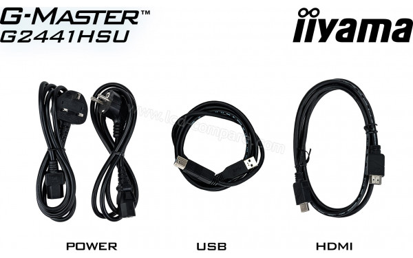 IIYAMA G-Master G2441HSU-B1 - Accessoires