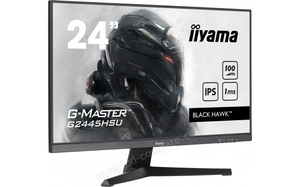 IIYAMA G-Master G2445HSU-B1 - Vue 3/4 gauche