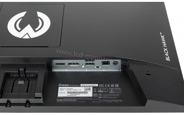 IIYAMA G-Master G2445HSU-B1 - Connectiques