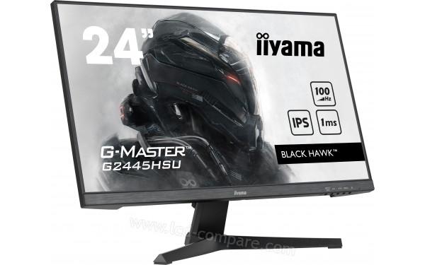 IIYAMA G-Master G2445HSU-B1 - Vue 3/4 gauche
