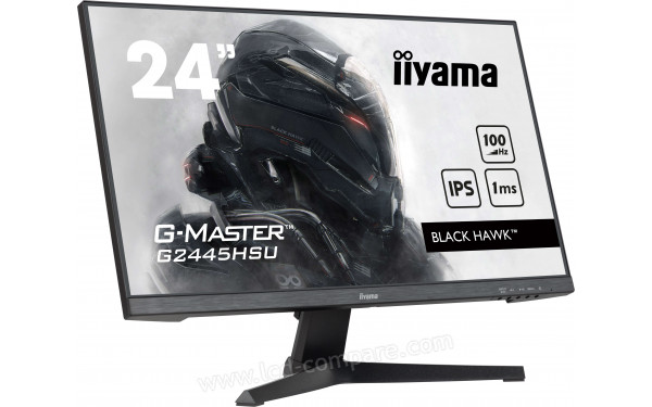IIYAMA G-Master G2445HSU-B2 - Vue 3/4 gauche