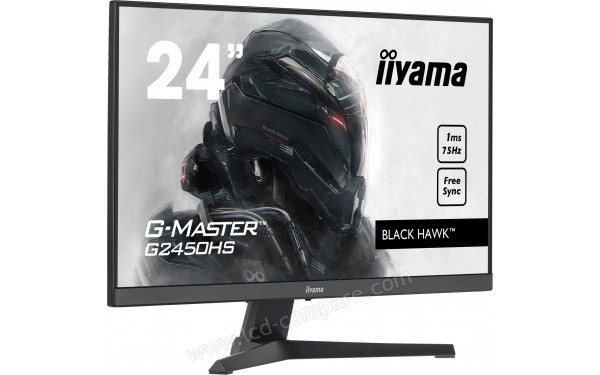 IIYAMA G-Master G2450HS-B1 - Vue 3/4 gauche