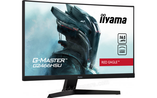 IIYAMA G-Master G2466HSU-B1 - Vue 3/4 gauche