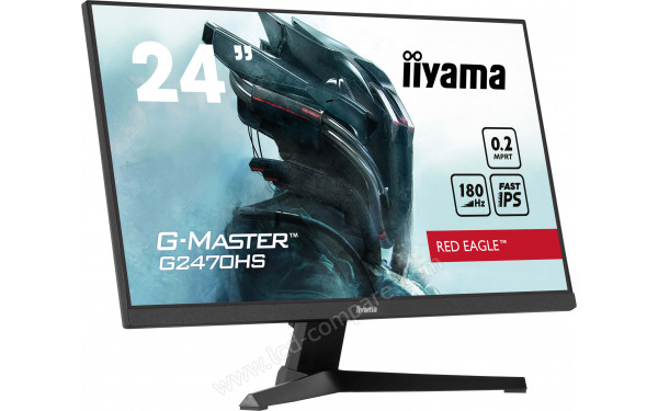 IIYAMA G-Master G2470HS-B1 - Vue 3/4 gauche
