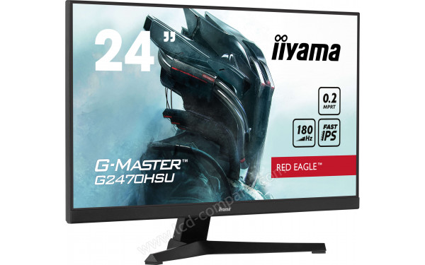 IIYAMA G-Master G2470HSU-B6 - Vue 3/4 gauche