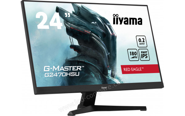 IIYAMA G-Master G2470HSU-B6 - Vue 3/4 gauche