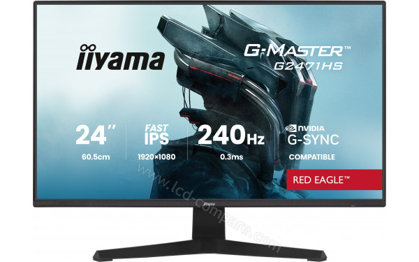 IIYAMA G-Master G2471HS-B1 - Vue de face