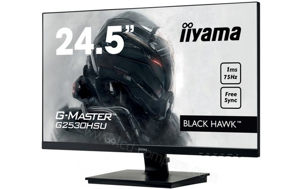 IIYAMA G-Master G2530HSU-B1 - Vue 3/4 droite