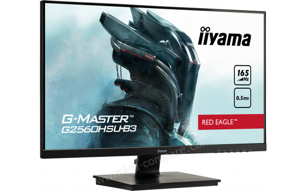 IIYAMA G-Master G2560HSU-B3 - Vue 3/4 gauche