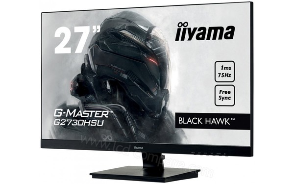 IIYAMA G-Master G2730HSU-B1 - Vue 3/4 droite