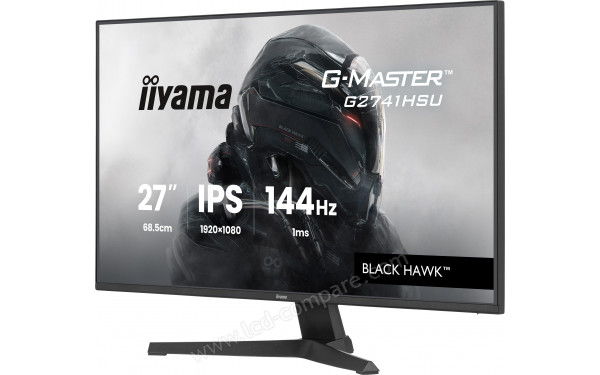 IIYAMA G-Master G2741HSU-B1 - Vue 3/4 droite