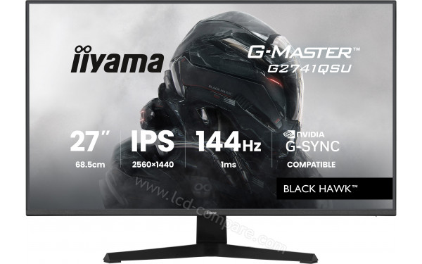 IIYAMA G-Master G2741QSU-B1 - Vue de face