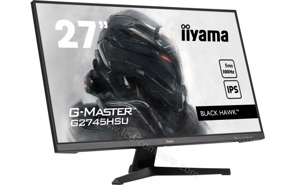 IIYAMA G-Master G2745HSU-B1 - Vue 3/4 gauche