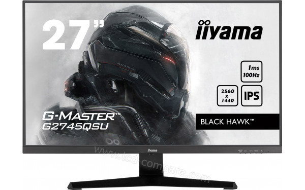IIYAMA G-Master G2745QSU-B1 - Vue de face