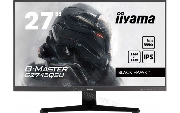 IIYAMA G-Master G2745QSU-B2 - Vue de face