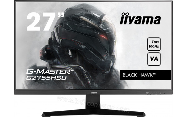 IIYAMA G-Master G2755HSU-B1 - Vue de face