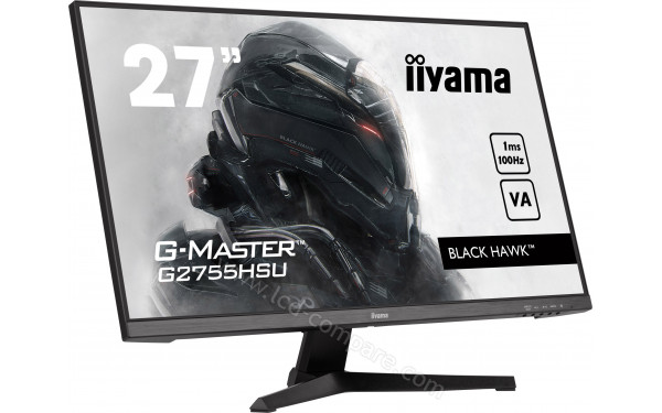 IIYAMA G-Master G2755HSU-B1 - Vue 3/4 gauche