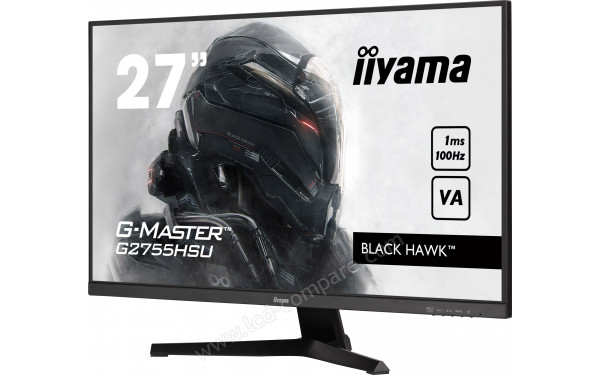 IIYAMA G-Master G2755HSU-B1 - Vue 3/4 droite
