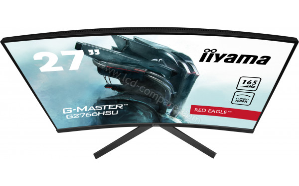 IIYAMA G-Master G2766HSU-B1 - Vue en plong&eacute;e