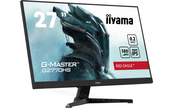 IIYAMA G-Master G2770HS-B1 - Vue 3/4 gauche