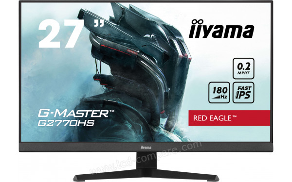 IIYAMA G-Master G2770HS-B1 - Vue de face