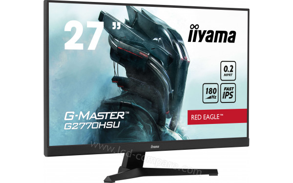 IIYAMA G-Master G2770HSU-B6 - Vue 3/4 gauche