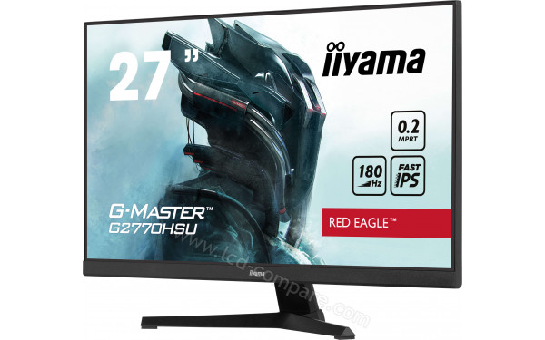 IIYAMA G-Master G2770HSU-B6 - Vue 3/4 droite