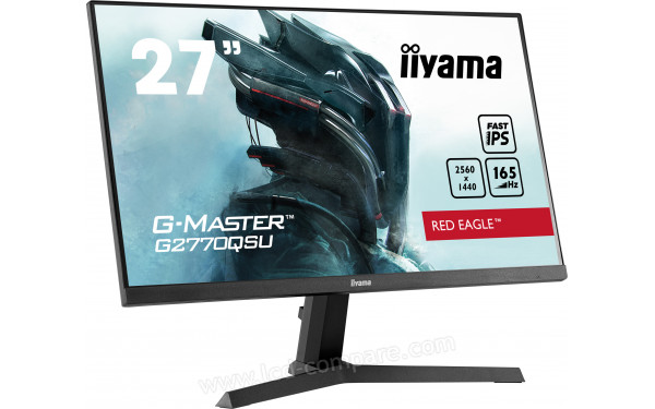 IIYAMA G-Master G2770QSU-B1 - Vue 3/4 gauche