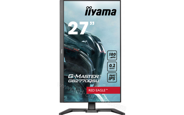 IIYAMA G-Master G2770QSU-B6 - Vue de face en mode portrait