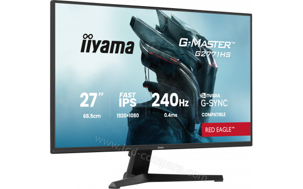 IIYAMA G-Master G2771HS-B1 - Vue 3/4 gauche