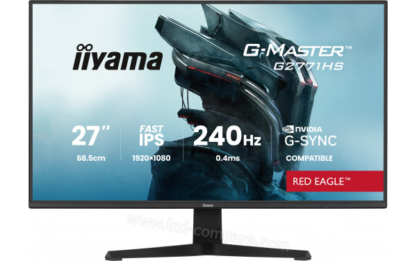 IIYAMA G-Master G2771HS-B1 - Vue de face