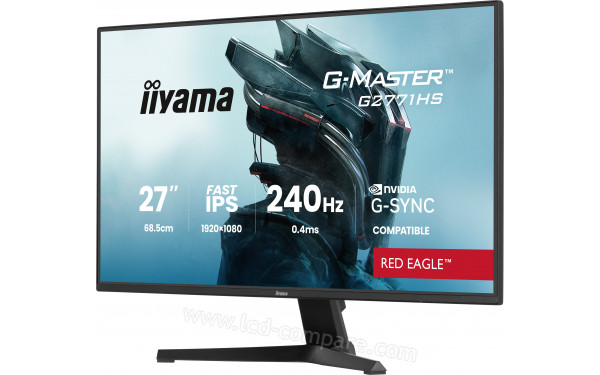 IIYAMA G-Master G2771HS-B1 - Vue 3/4 droite