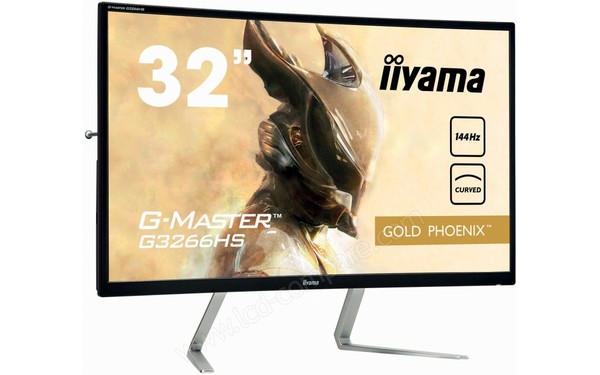 IIYAMA G-Master G3266HS-B1 - Vue 3/4 gauche