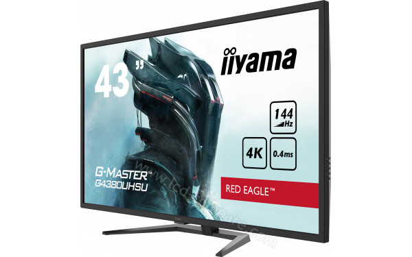 IIYAMA G-Master G4380UHSU-B1 - Vue 3/4 droite