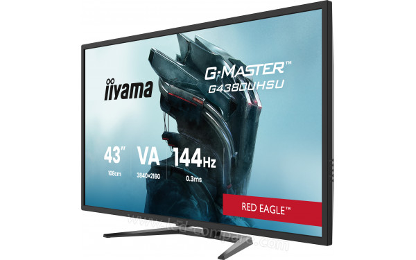 IIYAMA G-Master G4380UHSU-B2 - Vue 3/4 droite