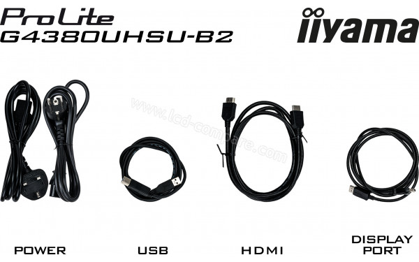 IIYAMA G-Master G4380UHSU-B2 - Accessoires