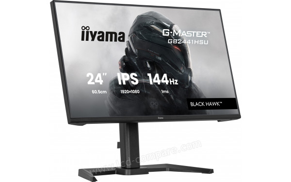 IIYAMA G-Master GB2441HSU-B1 - Vue 3/4 gauche