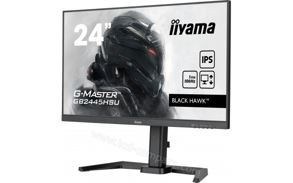 IIYAMA G-Master GB2445HSU-B1 - Vue 3/4 droite