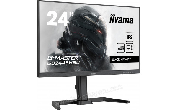 IIYAMA G-Master GB2445HSU-B2 - Vue 3/4 gauche
