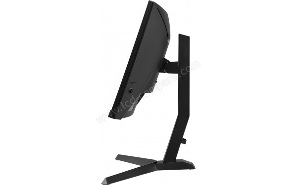 IIYAMA G-Master GB2466HSU-B1 - Vue de profil en position inclin&eacute;e