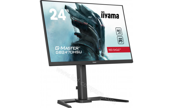 IIYAMA G-Master GB2470HSU-B5 - Vue 3/4 gauche
