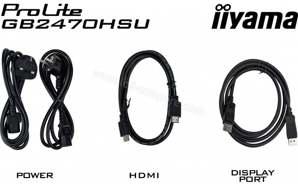 IIYAMA G-Master GB2470HSU-W6 - Accessoires