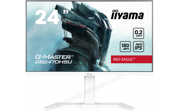 IIYAMA G-Master GB2470HSU-W6 - Vue de face