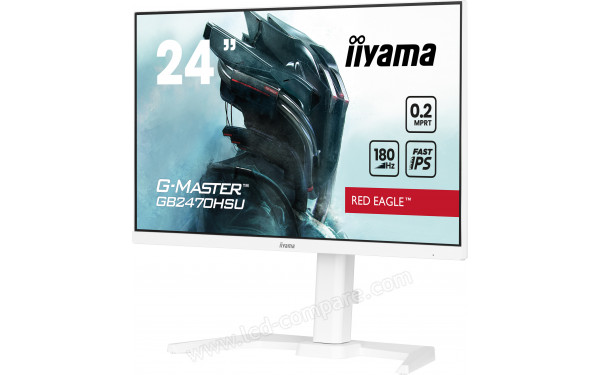 IIYAMA G-Master GB2470HSU-W6 - Vue 3/4 droite